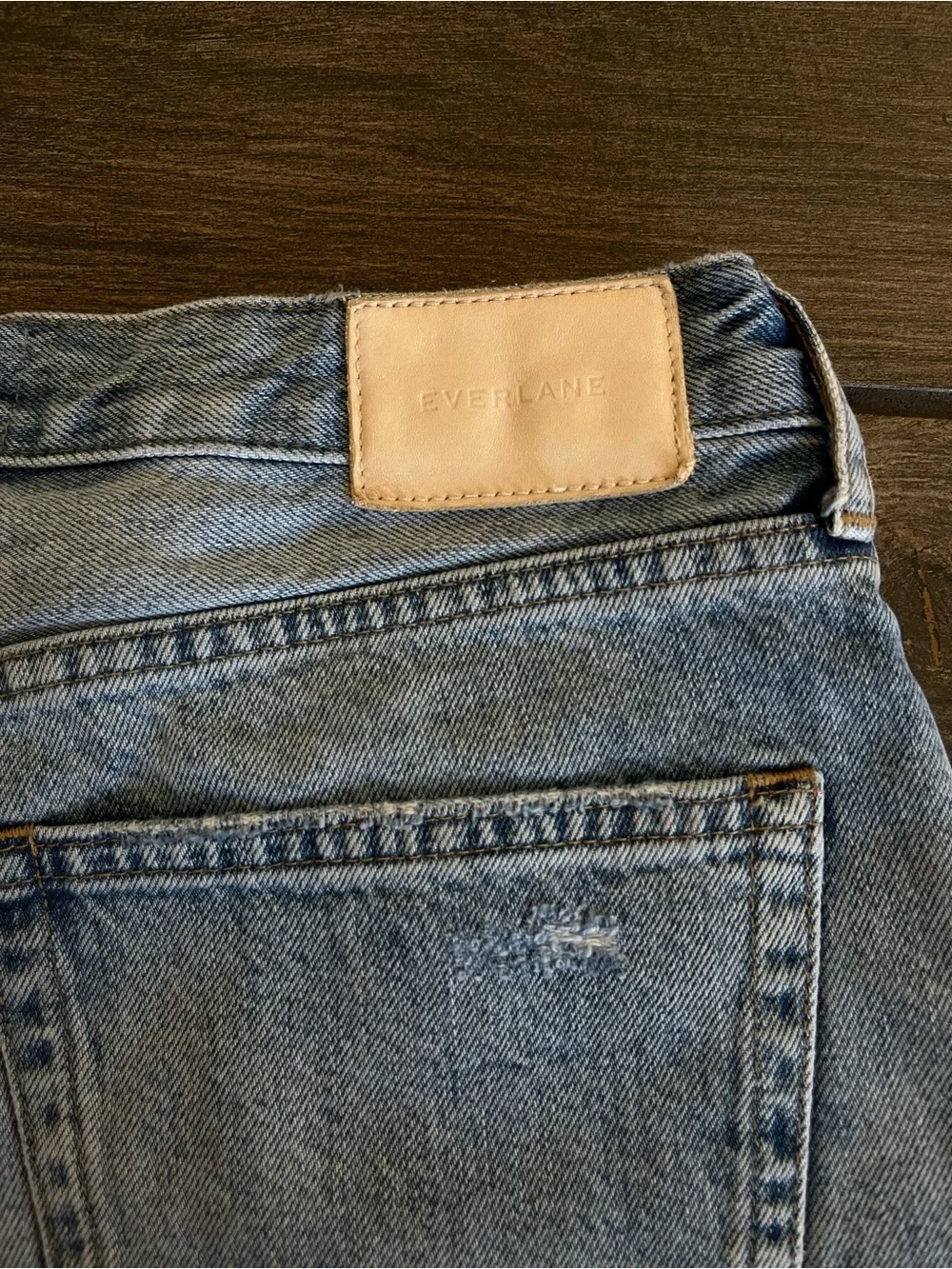 EVERLANE Long Denim Short, 29